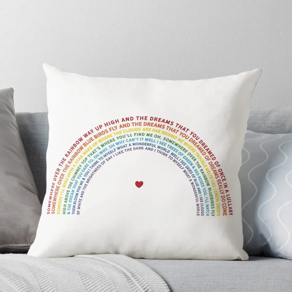 Somewhere Over the Rainbow Throw Pillow Decorative Cushions For Luxury Sofa Decorative Cushion Couch Pillows
Somewhere Over the Rainbow Throw Pillow Decorative Cushions For Luxury Sofa Decorative Cushion Couch Pillows