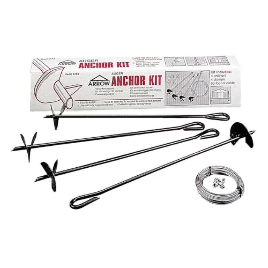 Shed AK4 Earth Anchor Kit, Black
Shed AK4 Earth Anchor Kit, Black
