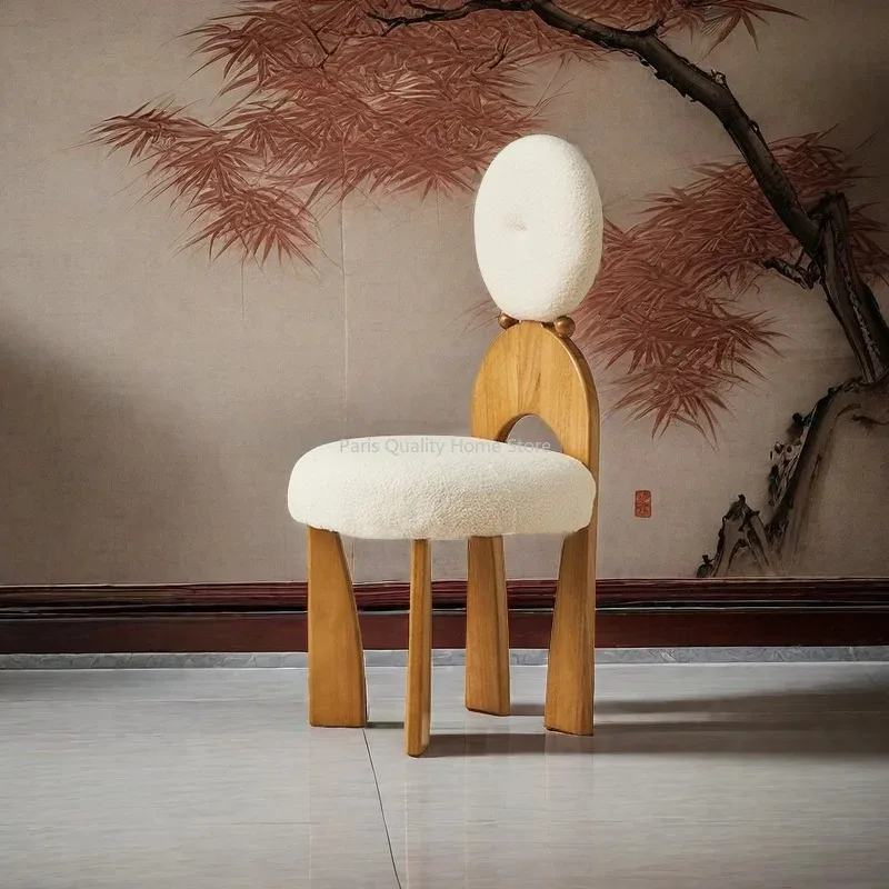 French Chair Wabi Sabi Earrings Chair Designer Retro Makeup Medieval Solid Wood Bedroom Chair
French Chair Wabi Sabi Earrings Chair Designer Retro Makeup Medieval Solid Wood Bedroom Chair