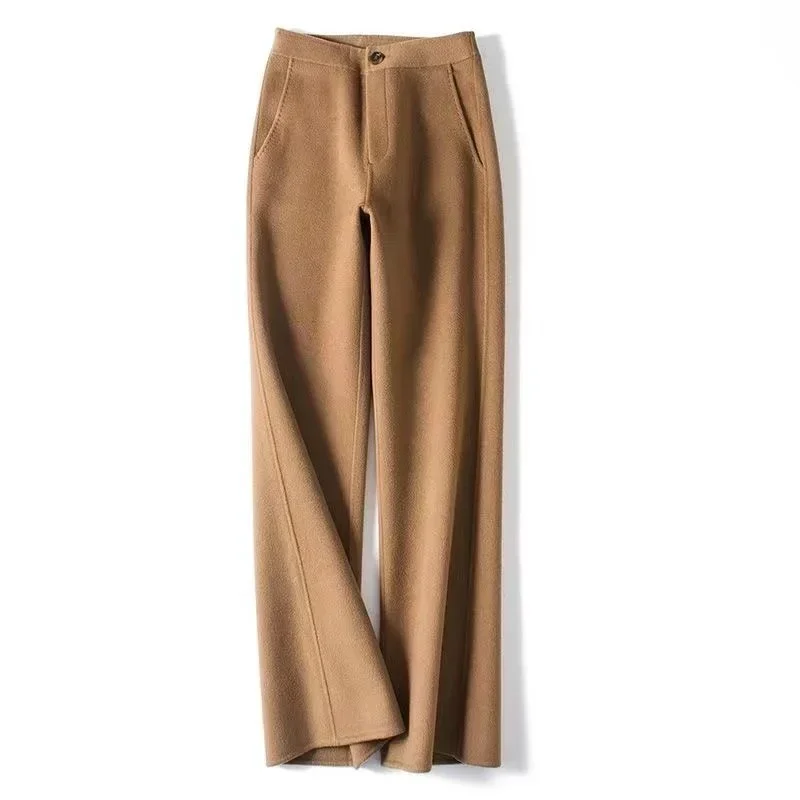Autumn New Thickened Solid Pants Women High Waist Casual Woolen Womens Trousers Fashion Slim Tube Sweatpants Woman
Autumn New Thickened Solid Pants Women High Waist Casual Woolen Womens Trousers Fashion Slim Tube Sweatpants Woman