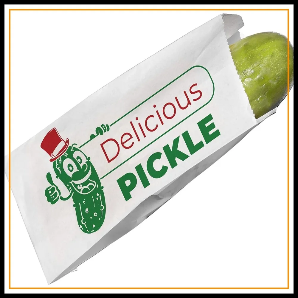 Classic Vintage Paper Snack Sacks 6.5 in, 50 Pack for Pickles, Party Favors, Concession Stand
Classic Vintage Paper Snack Sacks 6.5 in, 50 Pack for Pickles, Party Favors, Concession Stand