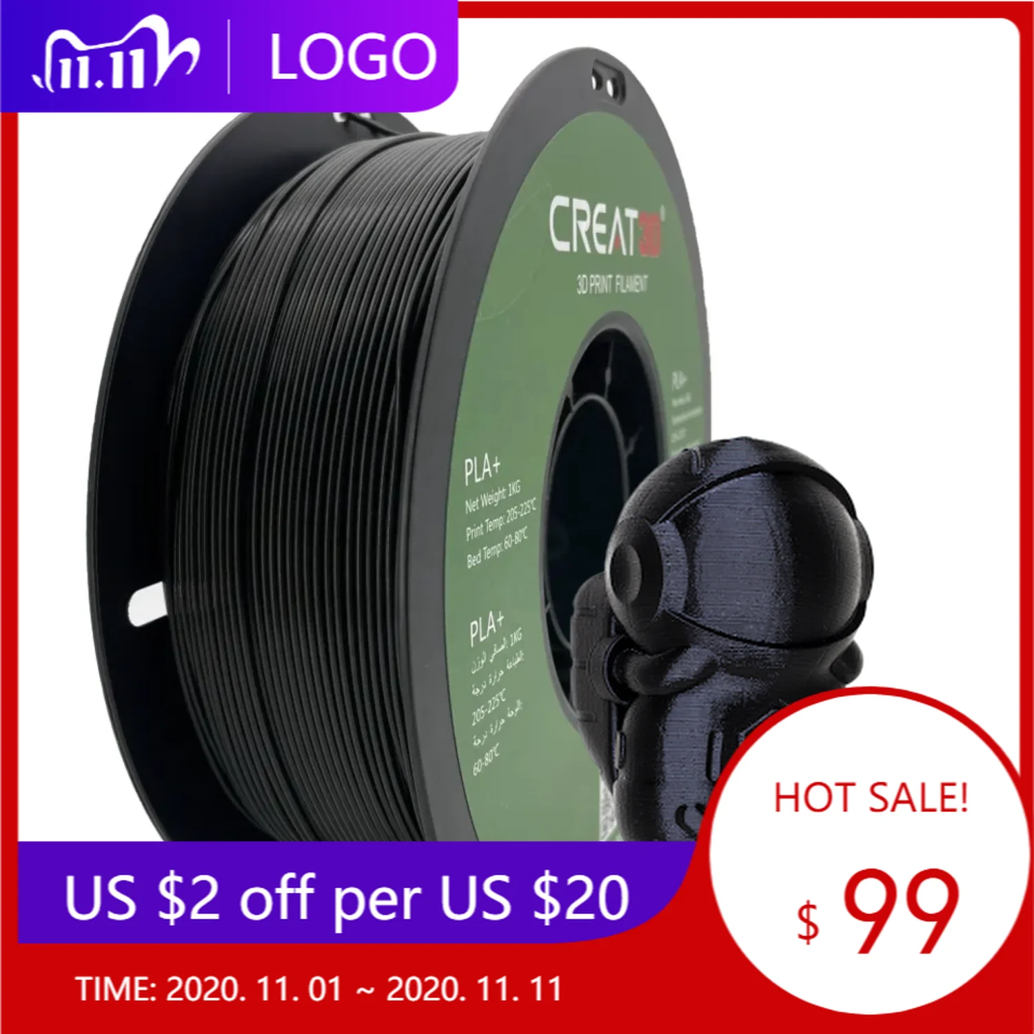 STLFCREAT3D Wholesale 3D Filament 1.75mm/3mm 1kg/3kg/5kg Better Toughness Smooth PLA/PLA+/PETG/ABS/TPU/SILK PLA 3D Printer Filam
STLFCREAT3D Wholesale 3D Filament 1.75mm/3mm 1kg/3kg/5kg Better Toughness Smooth PLA/PLA+/PETG/ABS/TPU/SILK PLA 3D Printer Filam
