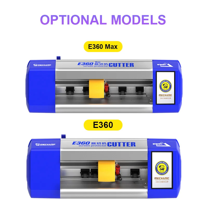 Mechanic E360 E360 MAX Cloud Intelligent Film Cutting Machine Precion Cutting for Phone Watch Front Rear Hydrogel Film Cutter
Mechanic E360 E360 MAX Cloud Intelligent Film Cutting Machine Precion Cutting for Phone Watch Front Rear Hydrogel Film Cutter
