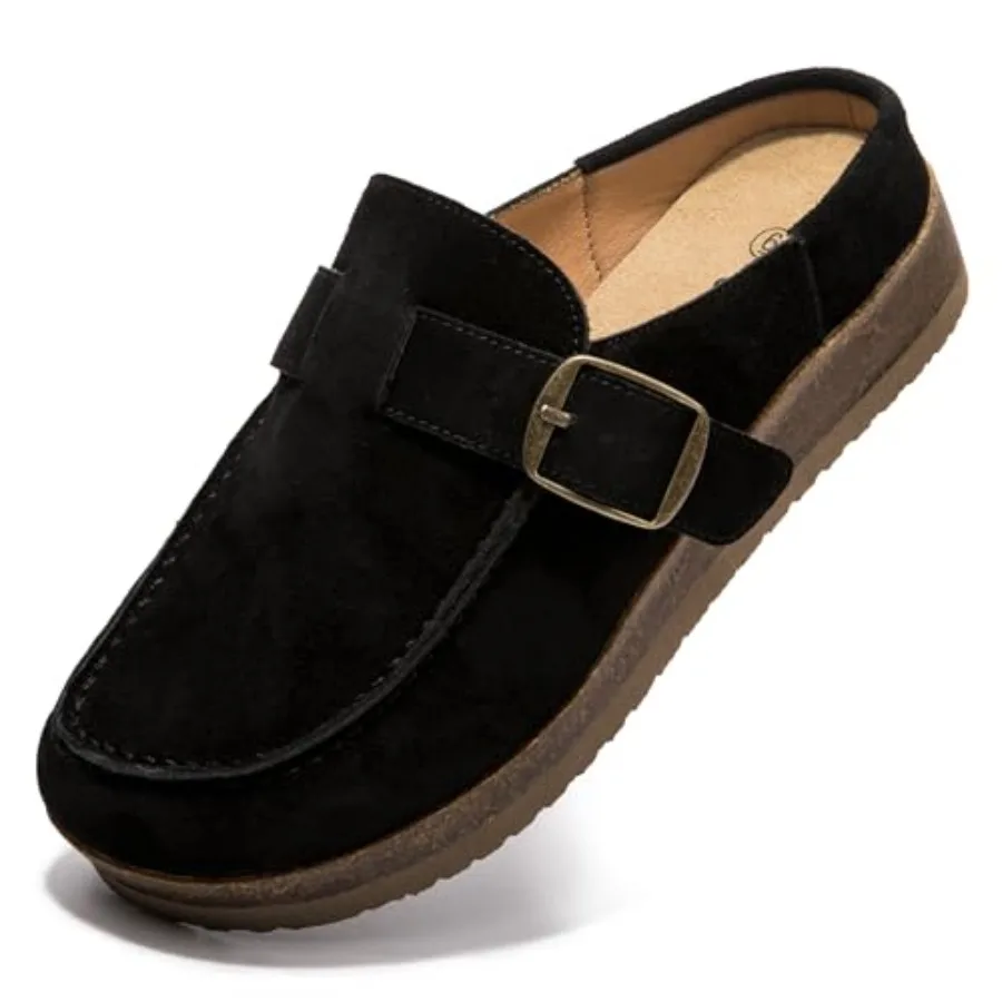 Premium Eco-Leather Women's Clogs - Slip-Resistant Non-Skid Sole Plush Memory Foam Insole Lightweight and Comfortable Versatile
Premium Eco-Leather Women's Clogs - Slip-Resistant Non-Skid Sole Plush Memory Foam Insole Lightweight and Comfortable Versatile