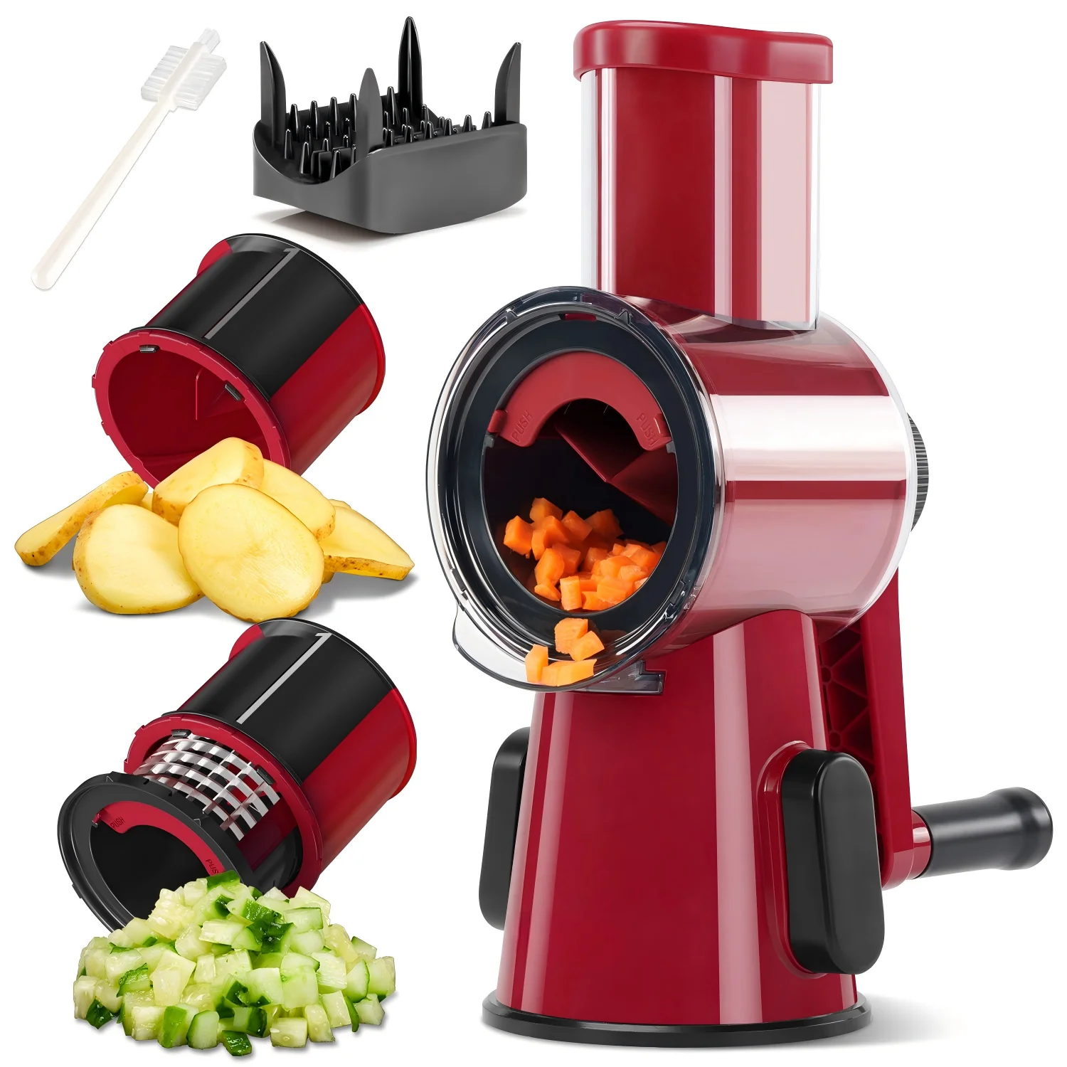 Multifunctional Manual Fruit & Vegetable Cutter Slicer Carrot Grater Potato Grater Kitchen Vegetable Chopper
Multifunctional Manual Fruit & Vegetable Cutter Slicer Carrot Grater Potato Grater Kitchen Vegetable Chopper