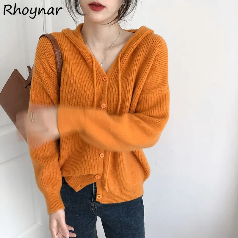 Cardigan Women Solid Loose Sweater Hooded Korean Style Elegant Casual Simple Fashion Preppy Girls Sweet Comfortable Drawstring
Cardigan Women Solid Loose Sweater Hooded Korean Style Elegant Casual Simple Fashion Preppy Girls Sweet Comfortable Drawstring