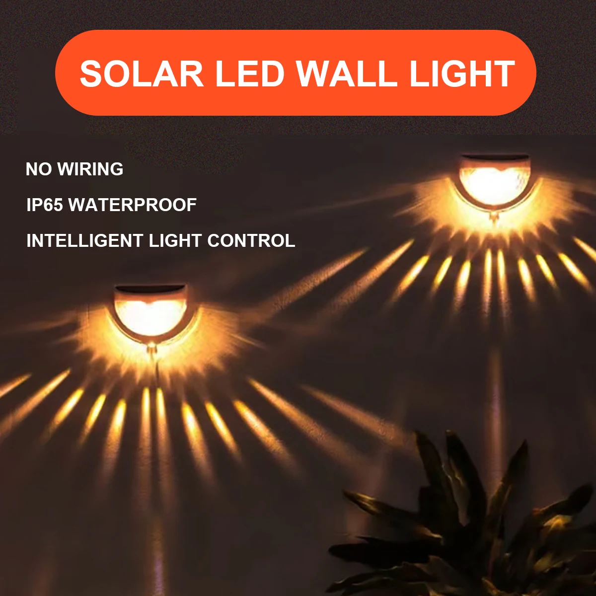 Outdoor Solar LED Wall Light IP65 Waterproof Garden Fence Lights for Pathway Balcony Terrace Decorative Landscape Night Lamp
Outdoor Solar LED Wall Light IP65 Waterproof Garden Fence Lights for Pathway Balcony Terrace Decorative Landscape Night Lamp