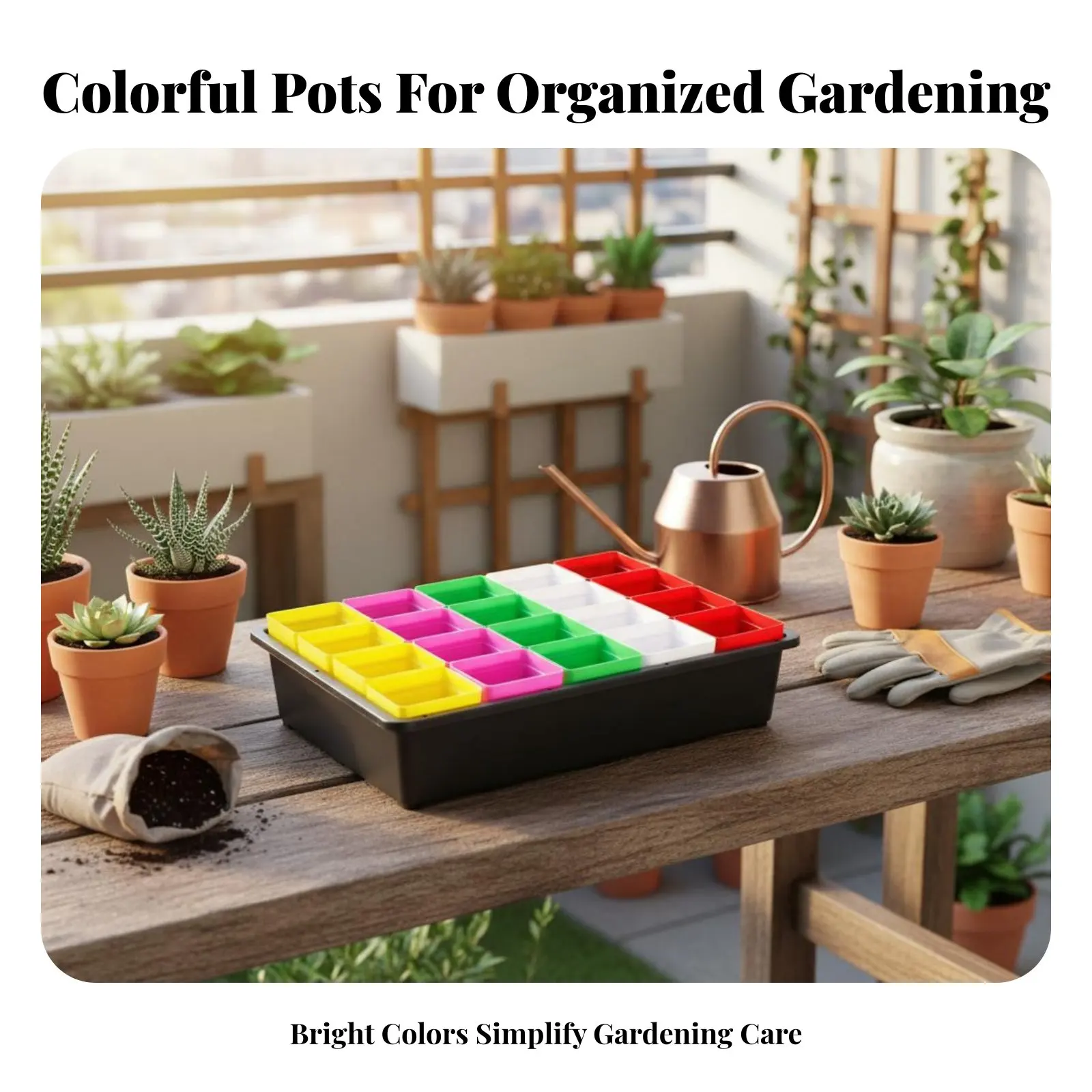 Nursery Pot Tray Reusable Sprouting Trays Sprouting Tray for Home Gardeners, Greenhouse, Balcony
Nursery Pot Tray Reusable Sprouting Trays Sprouting Tray for Home Gardeners, Greenhouse, Balcony