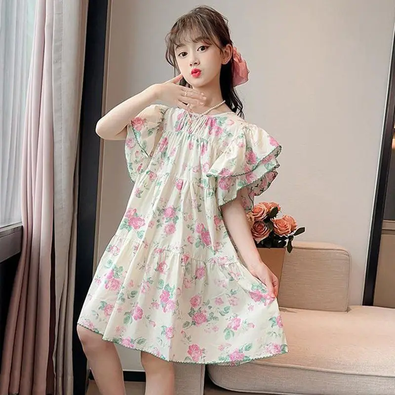 New Girls Dress Summer 2025 Floral Pattern Beach Dress For Girl Bohemia Princess Children Dresses Costume Teen 6 8 10 12 14 Year
New Girls Dress Summer 2025 Floral Pattern Beach Dress For Girl Bohemia Princess Children Dresses Costume Teen 6 8 10 12 14 Year