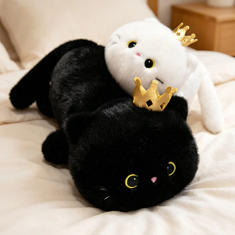 40cm Cute Black Crown Cat Plush Toys Kawaii Big Cuddly Pillow Cushion Ins Black Cat Plush Toy Doll For Boys Girls Brithday Gifts
40cm Cute Black Crown Cat Plush Toys Kawaii Big Cuddly Pillow Cushion Ins Black Cat Plush Toy Doll For Boys Girls Brithday Gifts