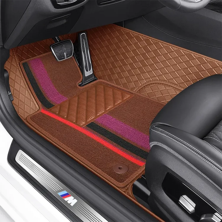 All Weather Custom Leather Car Mats Universal PVC Front Rear Trunk Floor Mats Luxury Sports Design Fit for All Models
All Weather Custom Leather Car Mats Universal PVC Front Rear Trunk Floor Mats Luxury Sports Design Fit for All Models