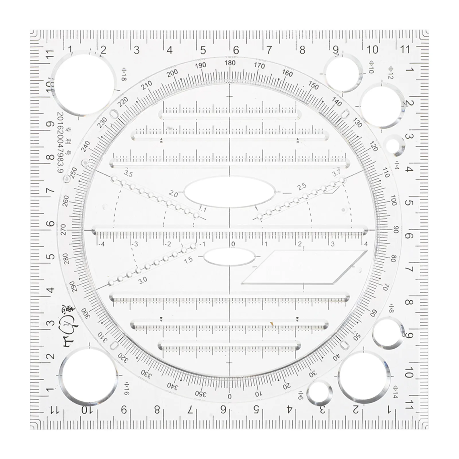 Drawing Ruler High-Precision Plastic Geometric Template Clear Scale Markings For Students Engineers School Office Diy
Drawing Ruler High-Precision Plastic Geometric Template Clear Scale Markings For Students Engineers School Office Diy