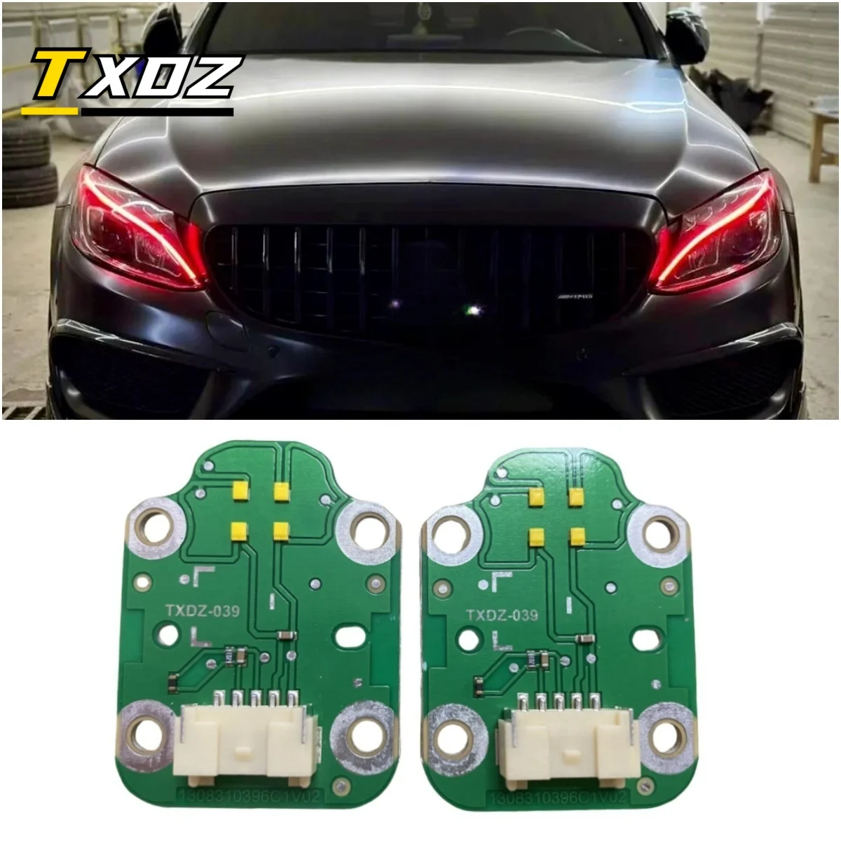 Red DRL LED Boards For Mercedes W205 C-Class 2015-2018 C200 C300 C180 C220 LED Headlight Daytime Running Light Blue Yellow
Red DRL LED Boards For Mercedes W205 C-Class 2015-2018 C200 C300 C180 C220 LED Headlight Daytime Running Light Blue Yellow