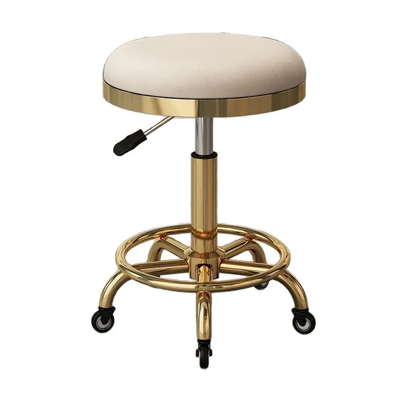 Height-adjustable bar chair, rotating hairdressing stool, beauty nail stool, laboratory adjustable round stool, technical work
Height-adjustable bar chair, rotating hairdressing stool, beauty nail stool, laboratory adjustable round stool, technical work