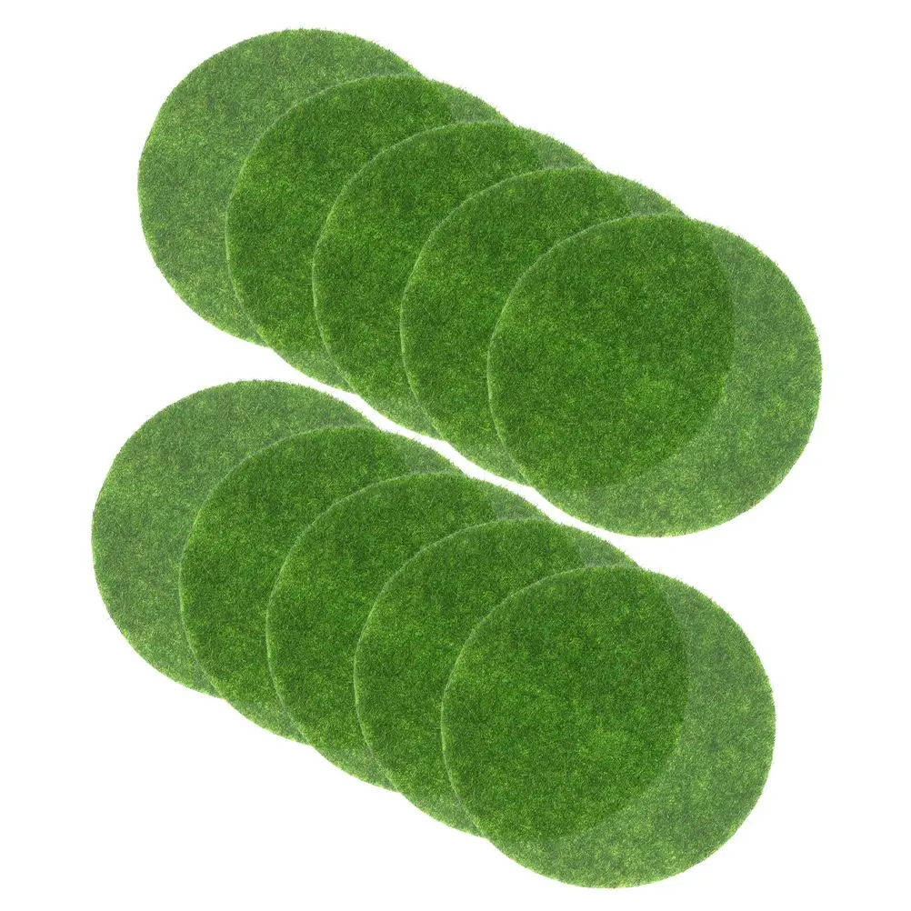 10 Pcs Artificial Moss Faux Grass Pads Green Plastic Table Runner Landscape Moss DecorPlant Maintenance Free Desktop
10 Pcs Artificial Moss Faux Grass Pads Green Plastic Table Runner Landscape Moss DecorPlant Maintenance Free Desktop