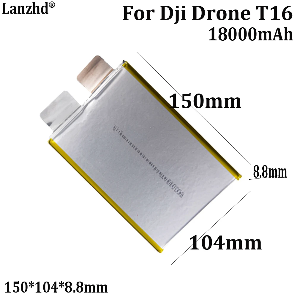 3,7 В аккумуляторы для сельскохозяйственного дрона Dji T16, ремонт и замена аккумуляторов, специальные аккумуляторные элементы 18000 мАч 150*104*8,8 мм
3,7 В аккумуляторы для сельскохозяйственного дрона Dji T16, ремонт и замена аккумуляторов, специальные аккумуляторные элементы 18000 мАч 150*104*8,8 мм