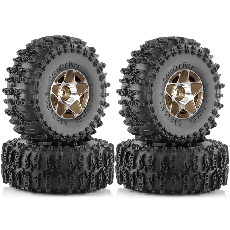 【Flash Sale】4Pcs 63Mm 1.0Inch Beadlock Wheel Tire Set For 1/18 1/24 RC Crawler Car TRX4M SCX24 FCX24 Upgrade Parts Accessories
【Flash Sale】4Pcs 63Mm 1.0Inch Beadlock Wheel Tire Set For 1/18 1/24 RC Crawler Car TRX4M SCX24 FCX24 Upgrade Parts Accessories