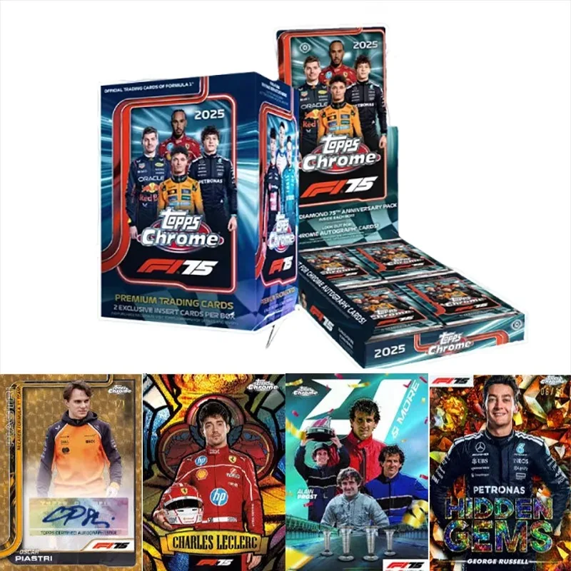 2025 Topps Chrome F1 Hobby Box Racing Cards F1 Collectible Cards Driver Cards TC Series Blaster Box
2025 Topps Chrome F1 Hobby Box Racing Cards F1 Collectible Cards Driver Cards TC Series Blaster Box