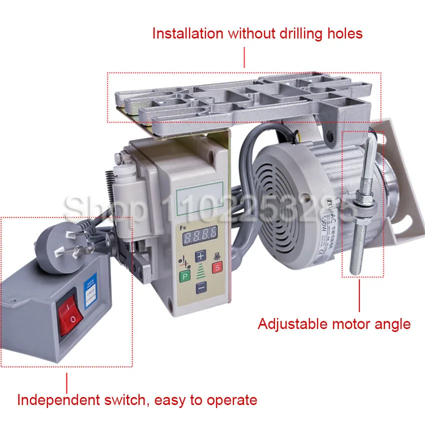 Sewing machine motor 220V flat carriage double needle machine copy edge 550W/650W/750W brushless servo silent
Sewing machine motor 220V flat carriage double needle machine copy edge 550W/650W/750W brushless servo silent