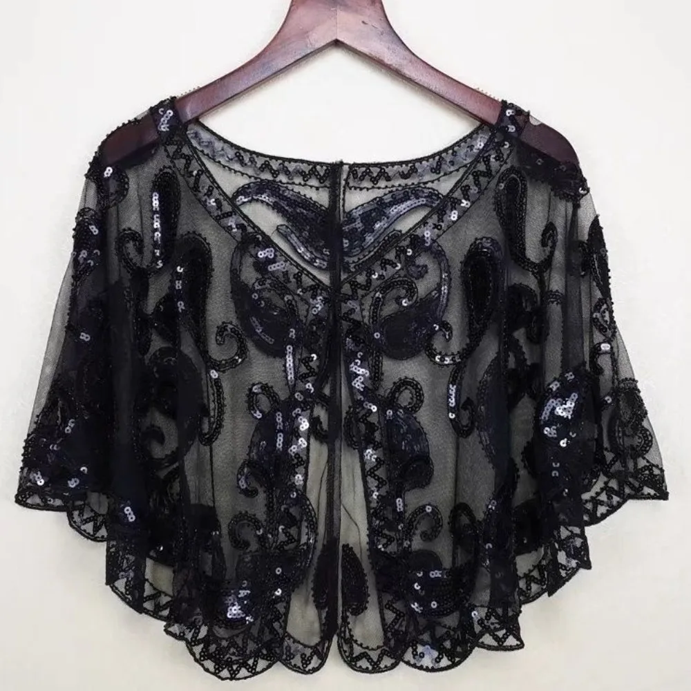 Women Coat European and American Lace Hollowed Out Short Jacket with Wave Lighting Piece, Summer Thin Small Shawl
Women Coat European and American Lace Hollowed Out Short Jacket with Wave Lighting Piece, Summer Thin Small Shawl