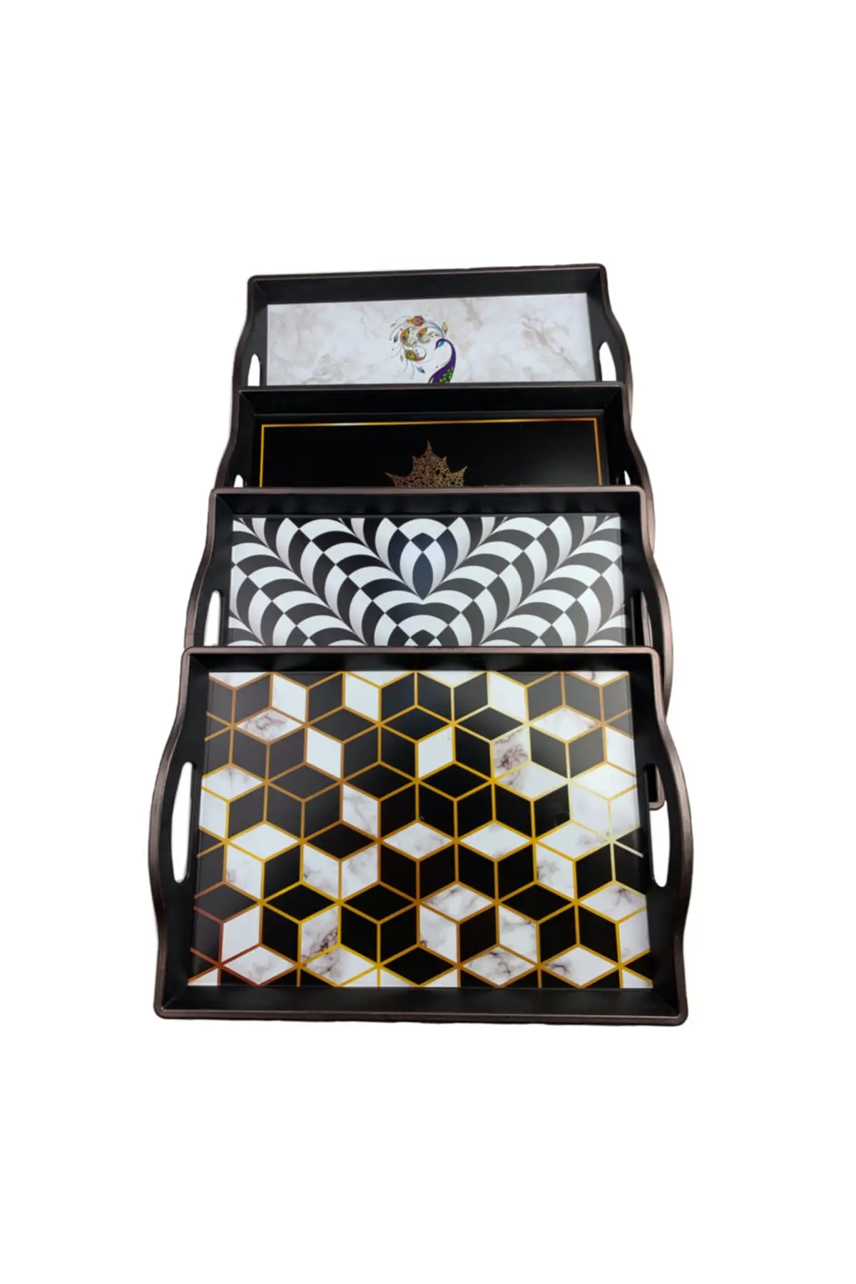 DOLBOVI 4 PCs-Luxury Rectangle Presentation Tray, big size Pattern tray-38x26x3 Cm - 4 Separate Model tray поднос plateau luxury
DOLBOVI 4 PCs-Luxury Rectangle Presentation Tray, big size Pattern tray-38x26x3 Cm - 4 Separate Model tray поднос plateau luxury