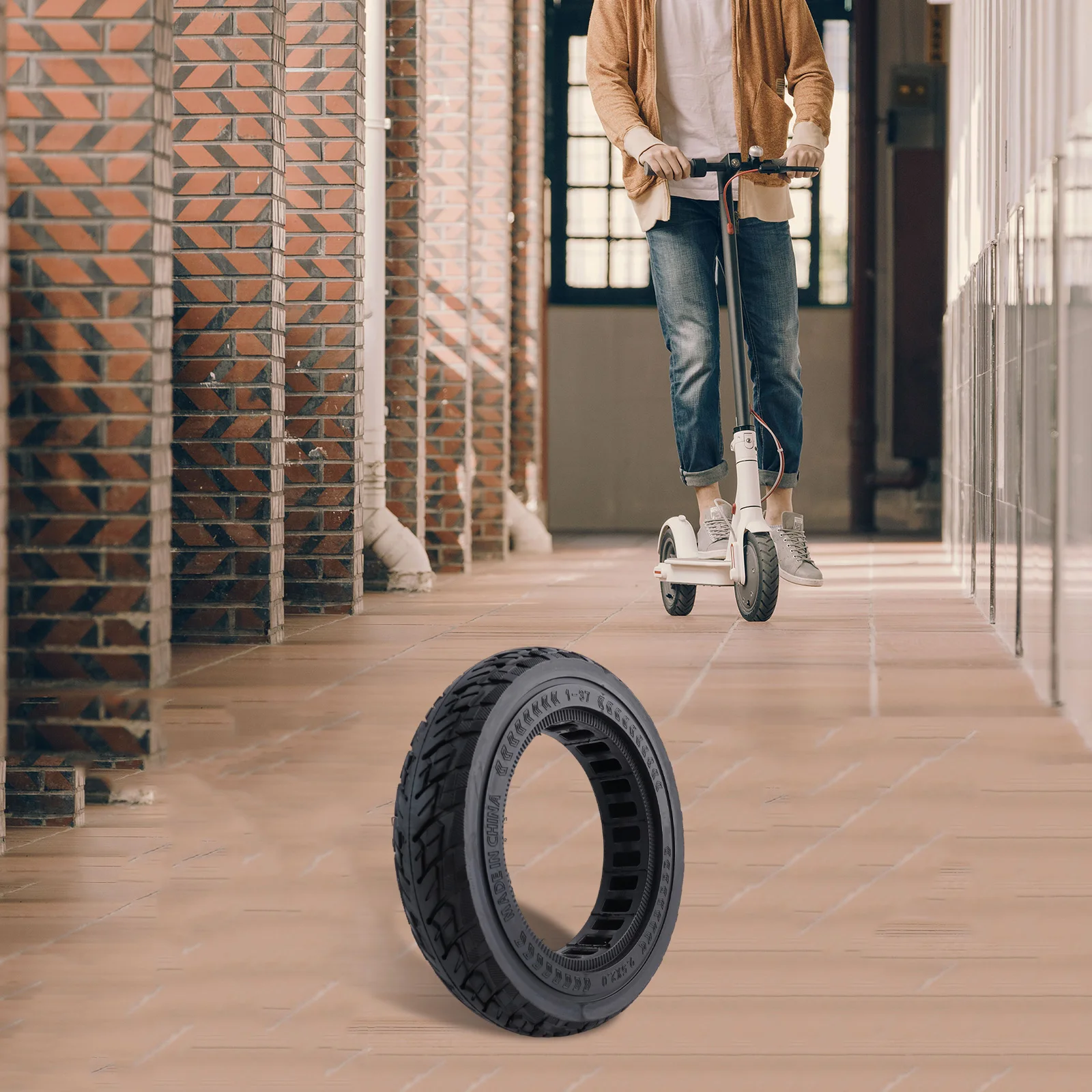 Off Road Solid Tire Electric Scooter Outdoor Sport Black Inside Diameter 14cm Rubber 1PC 23*5.1cm 9.5inch 9.5*2.0 About 959g
Off Road Solid Tire Electric Scooter Outdoor Sport Black Inside Diameter 14cm Rubber 1PC 23*5.1cm 9.5inch 9.5*2.0 About 959g
