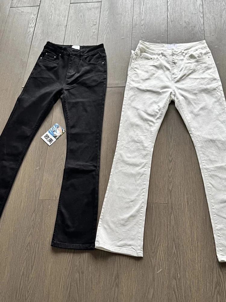 Retro American 517 Black Bull Elastic Street Style Jeans Slim Fit Flared Men's Long Pants High Waist Denim Casual Wear
Retro American 517 Black Bull Elastic Street Style Jeans Slim Fit Flared Men's Long Pants High Waist Denim Casual Wear