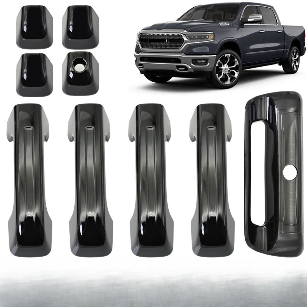 GLOSS BLACK For 2019-24 Ram 1500 Door Handle + Tailgate COVERS W/O Smartkey 4DR
GLOSS BLACK For 2019-24 Ram 1500 Door Handle + Tailgate COVERS W/O Smartkey 4DR