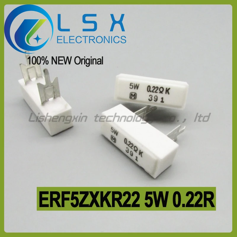 10pcs ERF5ZXKR22 5W 0.22R wide leg cement ceramic resistor hifi amplifier emitter output New and Original
10pcs ERF5ZXKR22 5W 0.22R wide leg cement ceramic resistor hifi amplifier emitter output New and Original