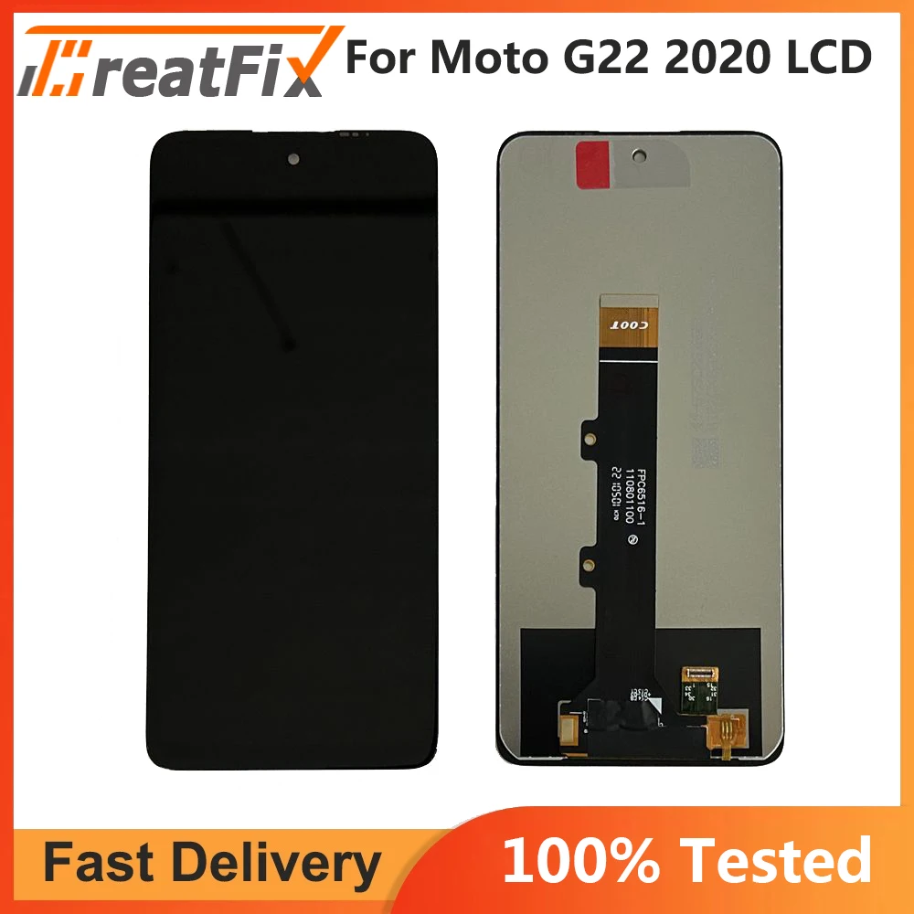 100% Tested 6.5"LCD For Motorola Moto G22 Display Touch Screen Digitizer For Moto G22 2020 Replacement Assembly
100% Tested 6.5"LCD For Motorola Moto G22 Display Touch Screen Digitizer For Moto G22 2020 Replacement Assembly
