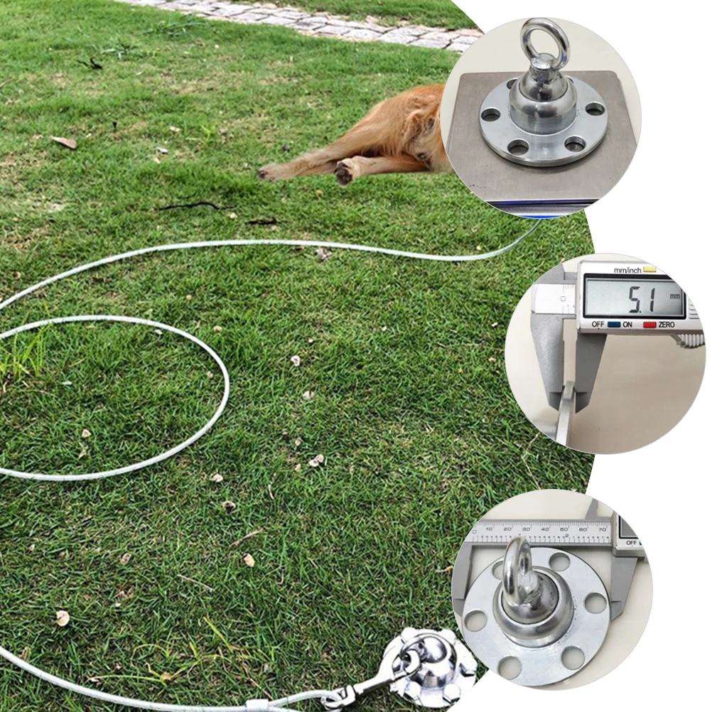 Heavy Duty Rotating Ground Stake Dog Leash Anchor for Outdoor Tie Out Stakes Chain Cable Sturdy Iron Firm Support Camping Hiking
Heavy Duty Rotating Ground Stake Dog Leash Anchor for Outdoor Tie Out Stakes Chain Cable Sturdy Iron Firm Support Camping Hiking