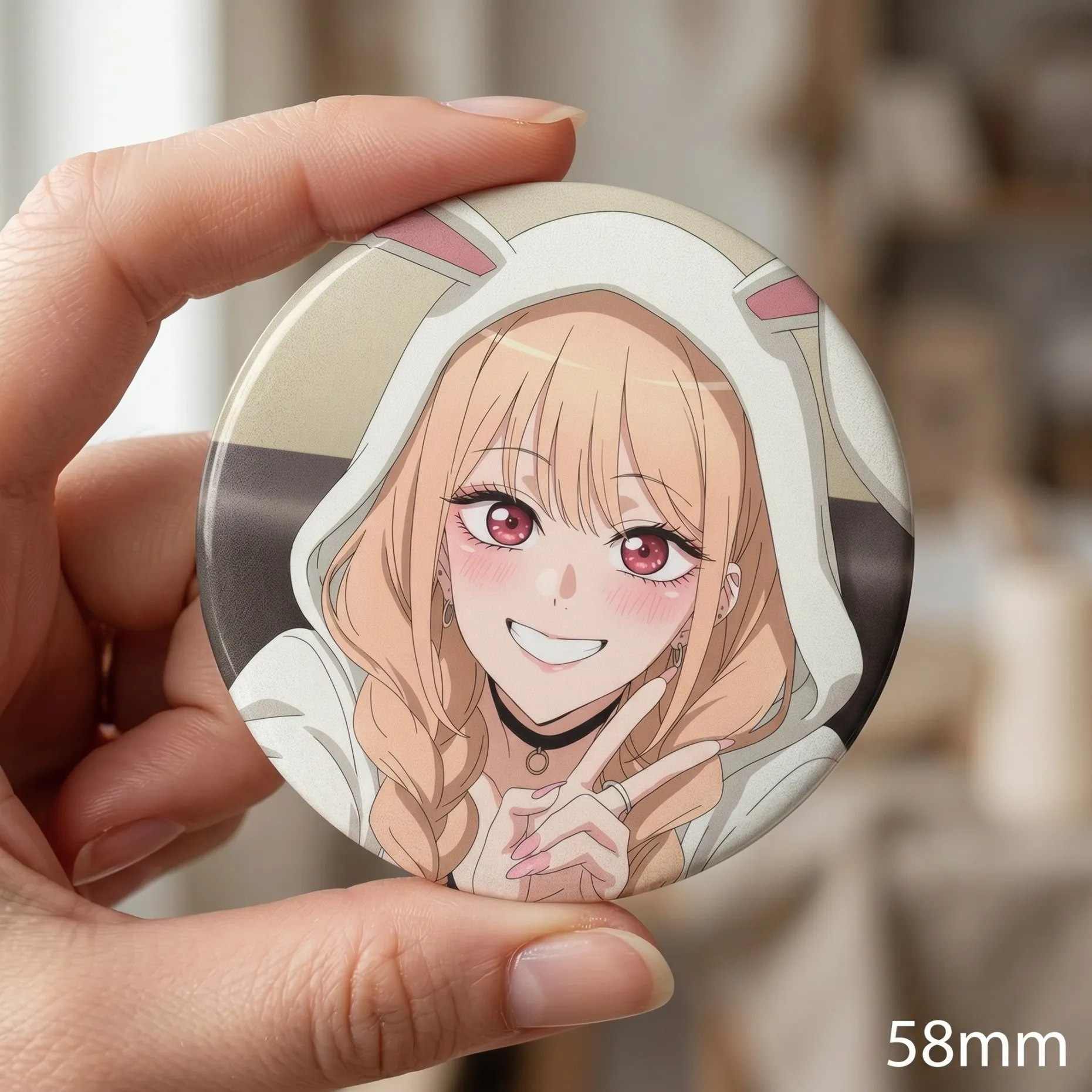 Sono Bisque Doll wa Koi o Suru My Dress-Up Darling Marin Kitagawa Anime Badge Brooch Kitagawa Marin Kisekoi Button Collectible
Sono Bisque Doll wa Koi o Suru My Dress-Up Darling Marin Kitagawa Anime Badge Brooch Kitagawa Marin Kisekoi Button Collectible