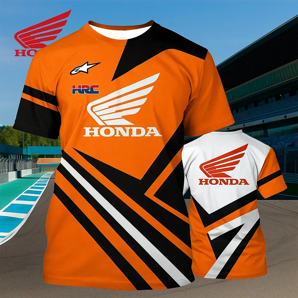 Мужская летняя футболка Honda, спортивная мотогоночная футболка с коротким рукавом, быстросохнущий трикотаж, автомобильный бренд, повседневная мода
Мужская летняя футболка Honda, спортивная мотогоночная футболка с коротким рукавом, быстросохнущий трикотаж, автомобильный бренд, повседневная мода 