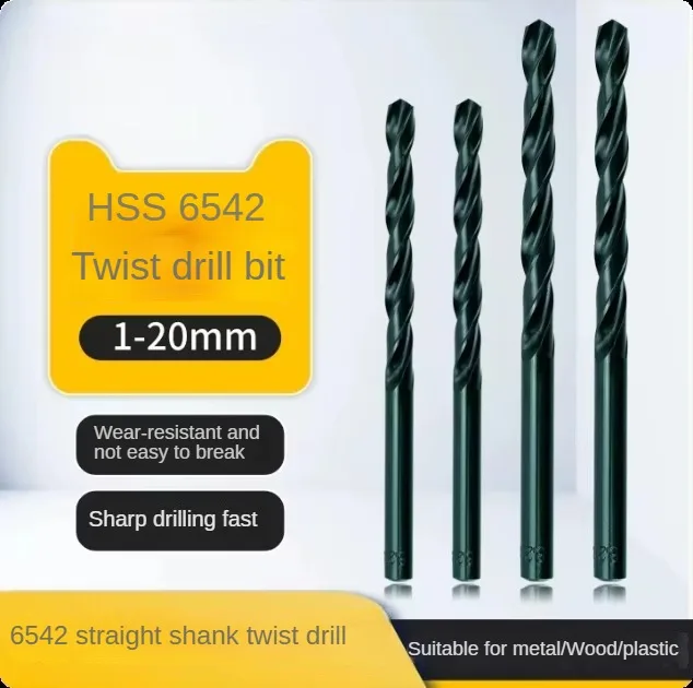 Straight shank drill twist drill HSS Handheld electric drill black bit 3.6 3.8 4.0 4.2 4.8 5.0 5.2 5.3 5.4 6.2 6.8 7.0 8.5 10
Straight shank drill twist drill HSS Handheld electric drill black bit 3.6 3.8 4.0 4.2 4.8 5.0 5.2 5.3 5.4 6.2 6.8 7.0 8.5 10