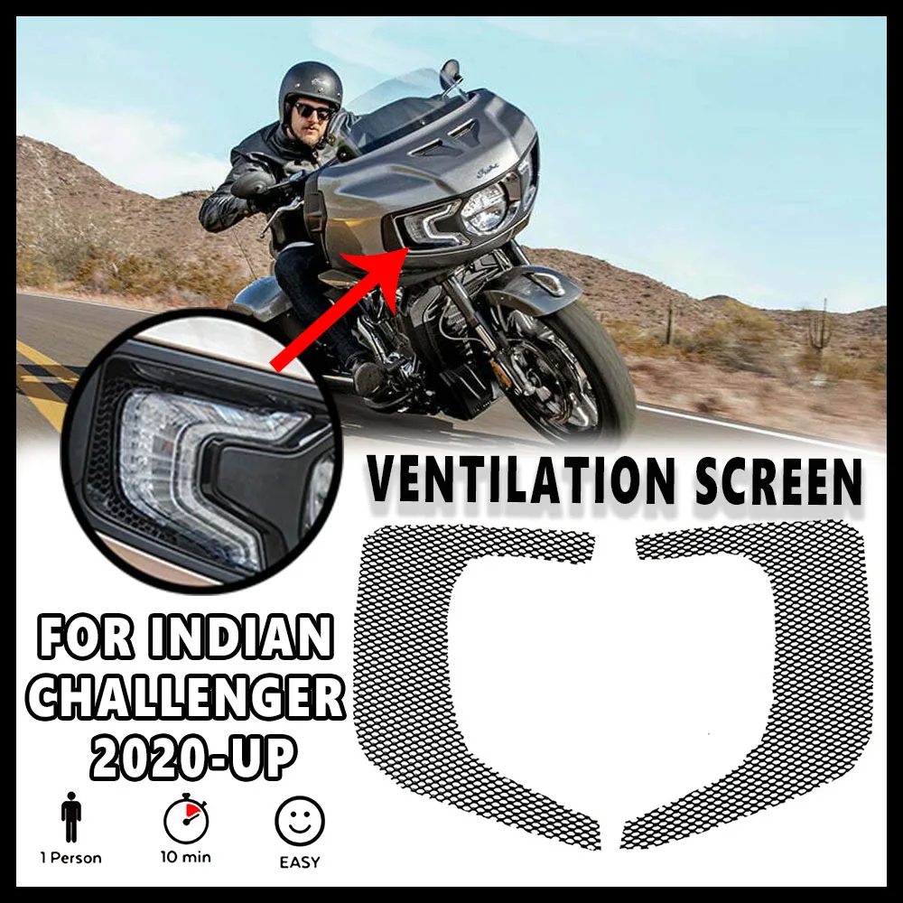 Motorcycle NEW Accessory Black Fairing Mesh Vent Screen Batwing Accent Grill For Indian Challenger 2020 2021 2022 2023 2024
Motorcycle NEW Accessory Black Fairing Mesh Vent Screen Batwing Accent Grill For Indian Challenger 2020 2021 2022 2023 2024