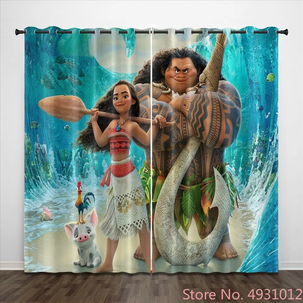 Disney 3D Print Moana Blackout Curtains for Living Room Customized Window Drapes Bedroom Cartoon Curtains Home Decoration
Disney 3D Print Moana Blackout Curtains for Living Room Customized Window Drapes Bedroom Cartoon Curtains Home Decoration