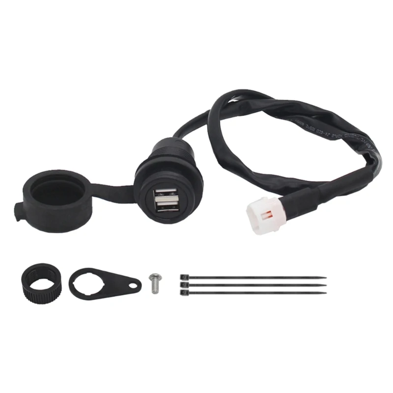 094D Universal Motorbike Mounting Double USB Charging Socket Dual-USB Plug Socket Adapter for MT-09 SP-MT07 XSR700
094D Universal Motorbike Mounting Double USB Charging Socket Dual-USB Plug Socket Adapter for MT-09 SP-MT07 XSR700