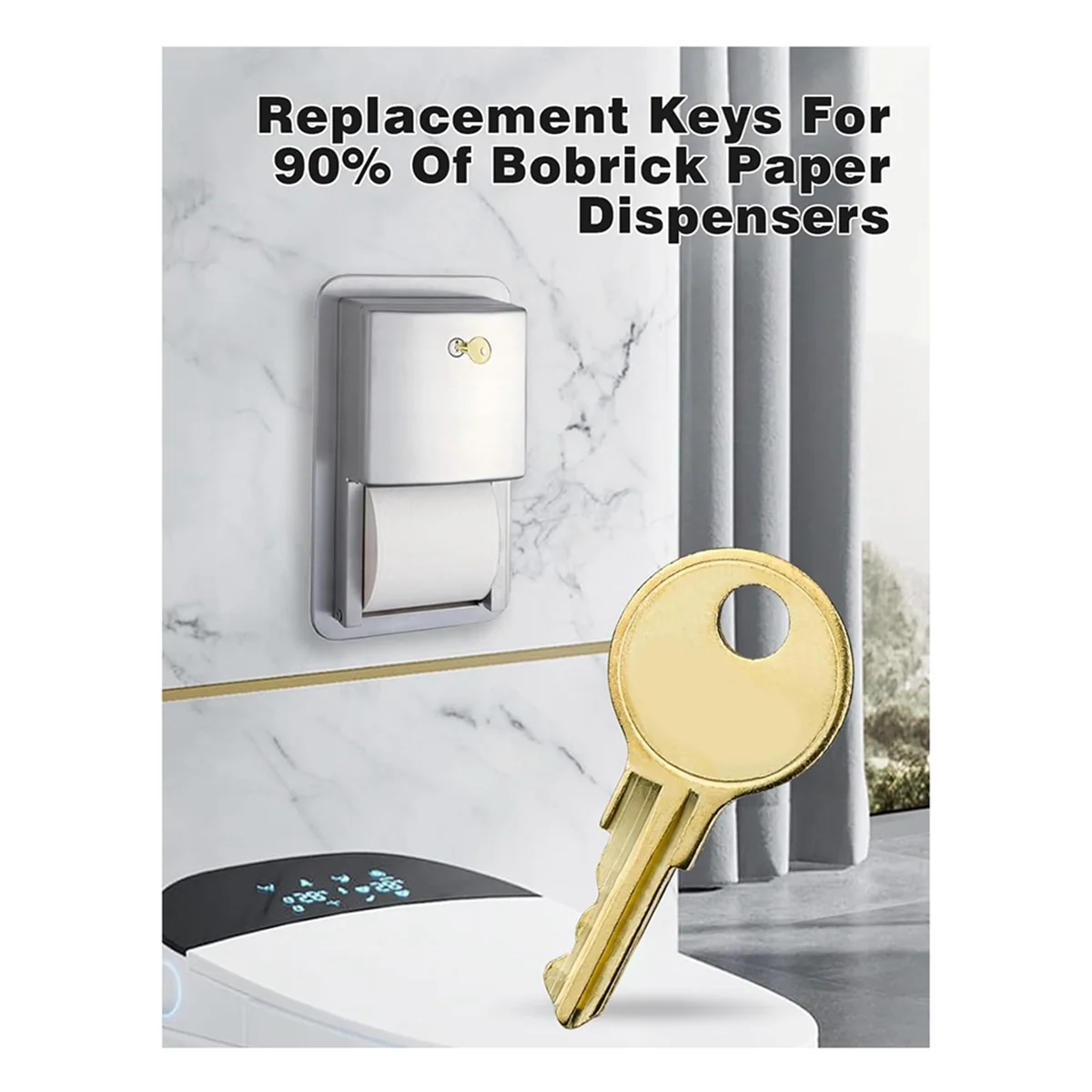 GET! 10 Pack CAT74 Toilet Paper Towel Dispenser Keys for Bobrick GAMCO B-263 SOOV CAT 74 Dispenser
GET! 10 Pack CAT74 Toilet Paper Towel Dispenser Keys for Bobrick GAMCO B-263 SOOV CAT 74 Dispenser