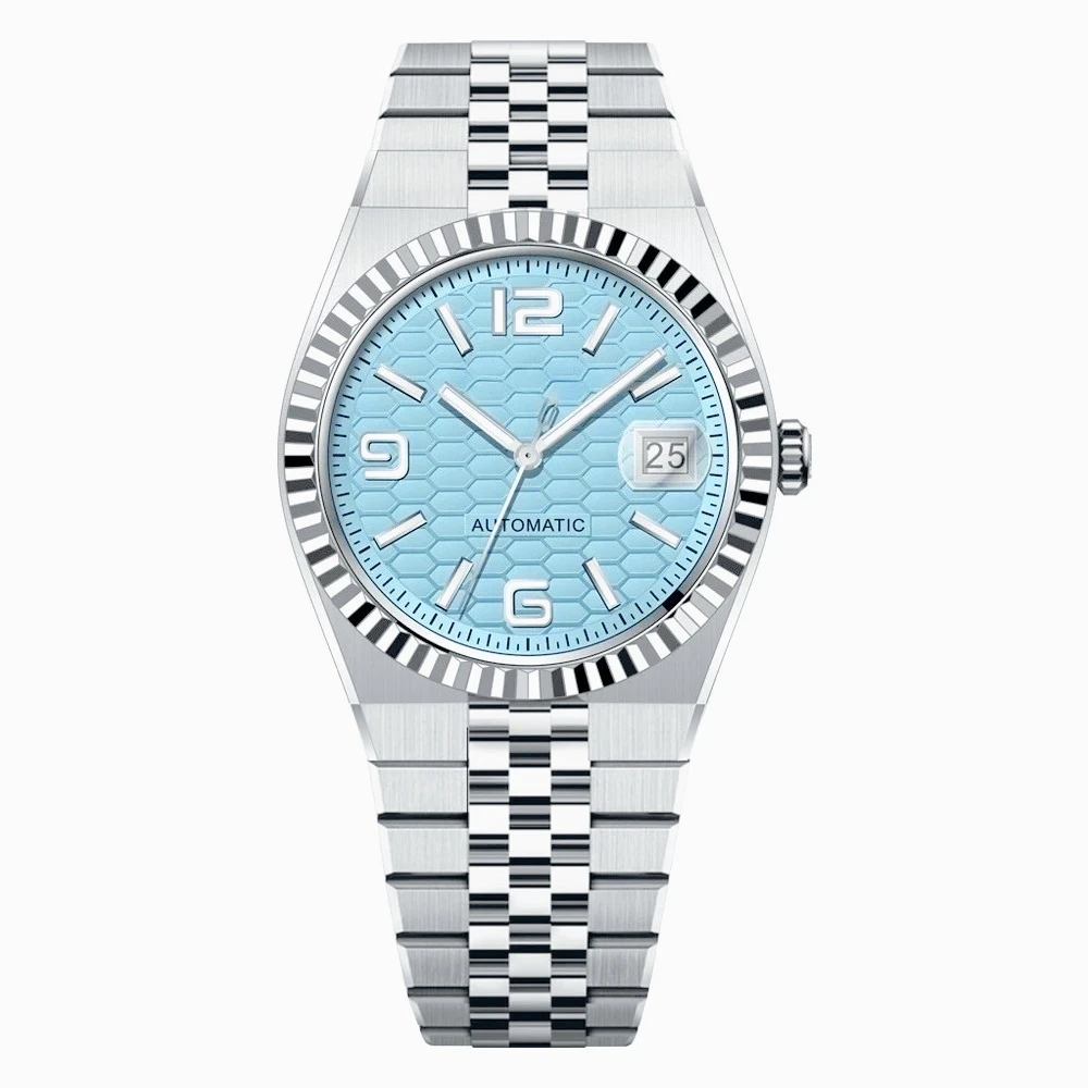 Men's Women Watches Mechanical Wriswatch Sapphire Crystal Luminous White Blue Reroj Hombre 30M Waterproof
Men's Women Watches Mechanical Wriswatch Sapphire Crystal Luminous White Blue Reroj Hombre 30M Waterproof