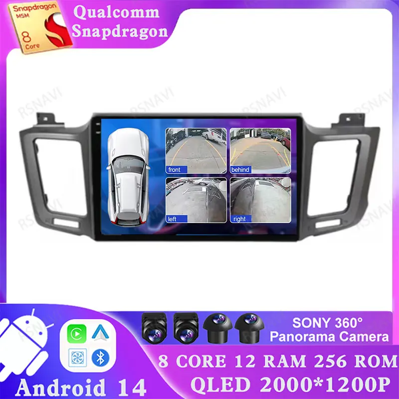 Android 14 For Toyota RAV4 4 XA40 5 XA50 2012 - 2018 Wireless Carplay Auto Multimedia 2DIN 4G LTE DSP 5G WIFI Navigation DVD BT
Android 14 For Toyota RAV4 4 XA40 5 XA50 2012 - 2018 Wireless Carplay Auto Multimedia 2DIN 4G LTE DSP 5G WIFI Navigation DVD BT