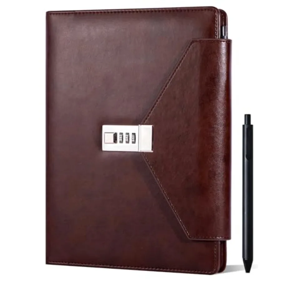 Large Notebook Diary with Lock, 7.5 x 10 Inch Leather Journal with Lock for Writing, 220 Pages Women Men Hardcover Lock Diary P
Large Notebook Diary with Lock, 7.5 x 10 Inch Leather Journal with Lock for Writing, 220 Pages Women Men Hardcover Lock Diary P