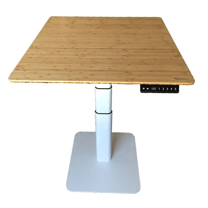 One Leg Coffee bar Table Laptop Use Small square Adjustable Desk Small Rolling Standing Desk Mobile Desk Workstation with Wheels
One Leg Coffee bar Table Laptop Use Small square Adjustable Desk Small Rolling Standing Desk Mobile Desk Workstation with Wheels