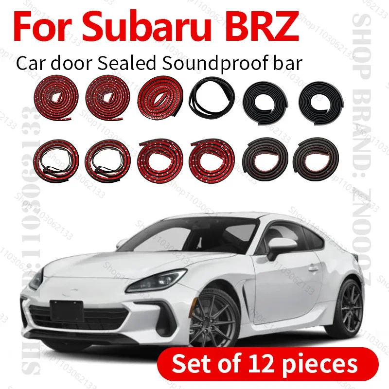 For 2012-2025 Subaru BRZ Car Door Seal Strip Rubber Double Layer Sealing Protector Soundproof Strip Dustproof Seal Strip 12PCS
For 2012-2025 Subaru BRZ Car Door Seal Strip Rubber Double Layer Sealing Protector Soundproof Strip Dustproof Seal Strip 12PCS