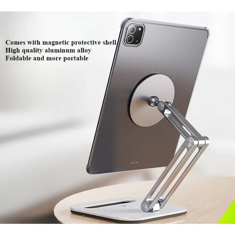 Home Magnetic Tablet Stand Foldable and Adjustable Levitation Pad Aluminum Alloy
Home Magnetic Tablet Stand Foldable and Adjustable Levitation Pad Aluminum Alloy