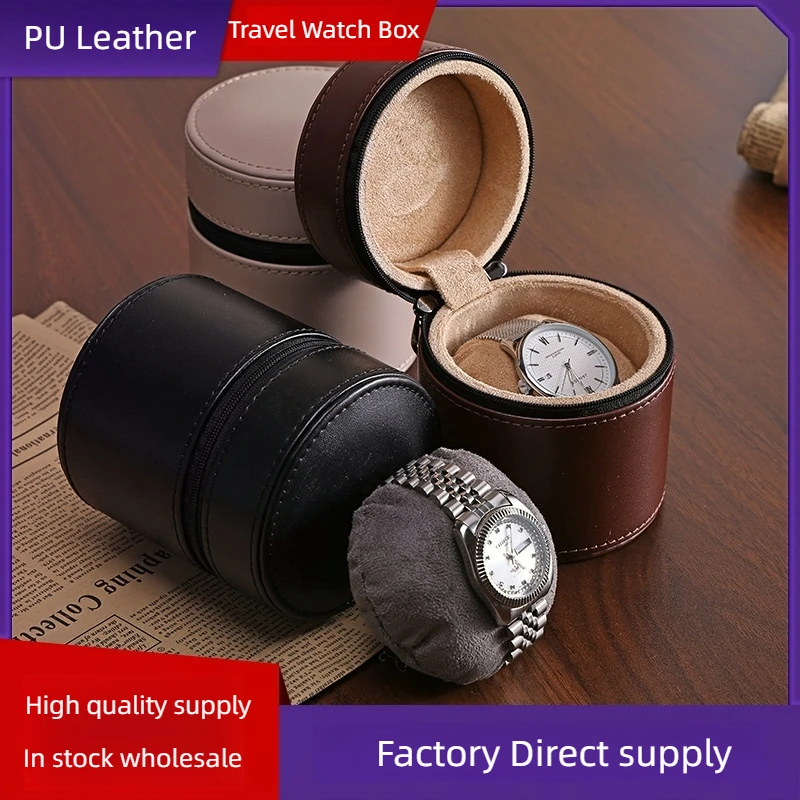 Креативная круглая сумка для хранения флип-часов, портативный чехол для дорожных часов из искусственной кожи на молнии, органайзер
Креативная круглая сумка для хранения флип-часов, портативный чехол для дорожных часов из искусственной кожи на молнии, органайзер