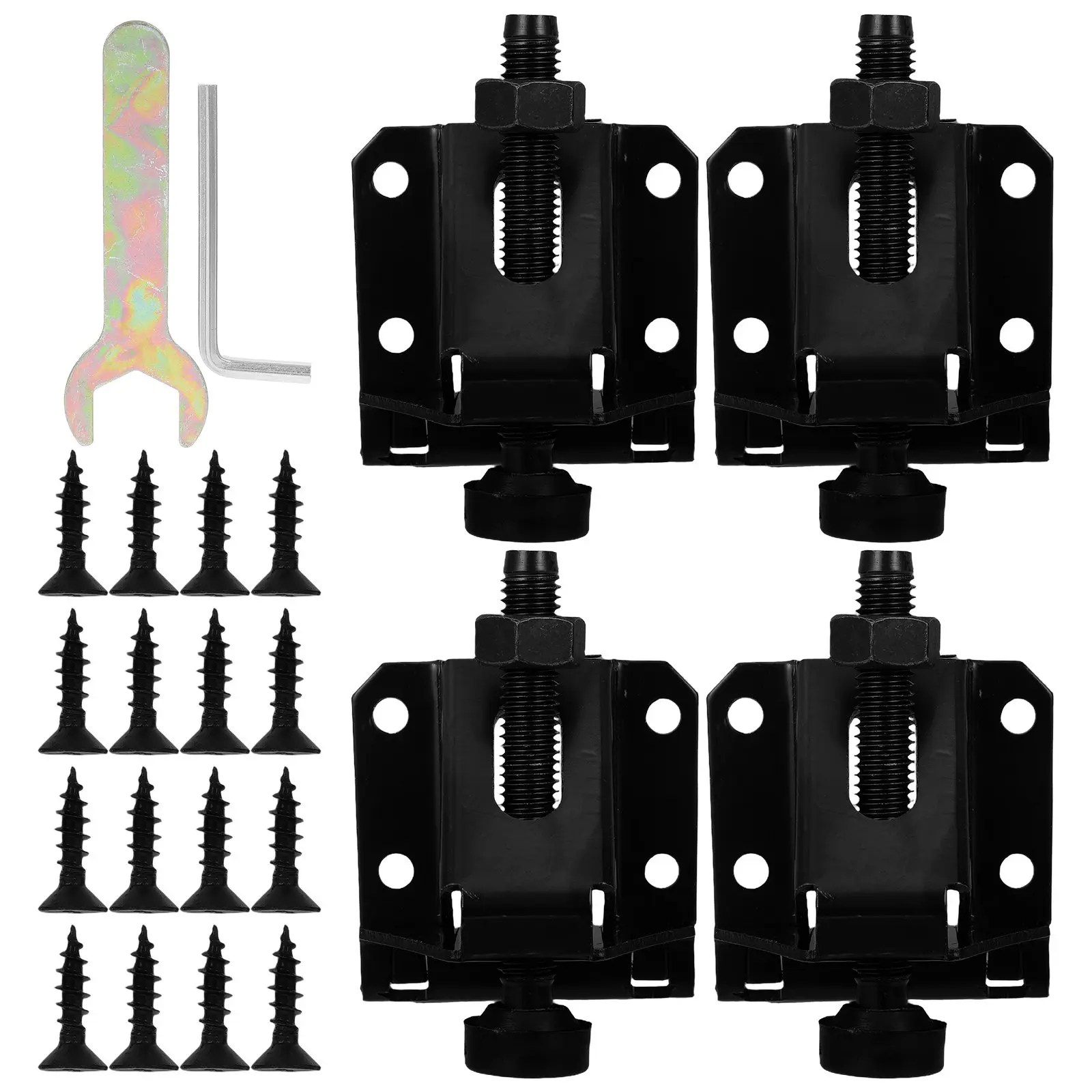 1Set Adjustable Furniture Leveling Feet Side Mount Heavy Duty Leveler for Cabinets Desks Workbenches Refrigerators Shelves
1Set Adjustable Furniture Leveling Feet Side Mount Heavy Duty Leveler for Cabinets Desks Workbenches Refrigerators Shelves