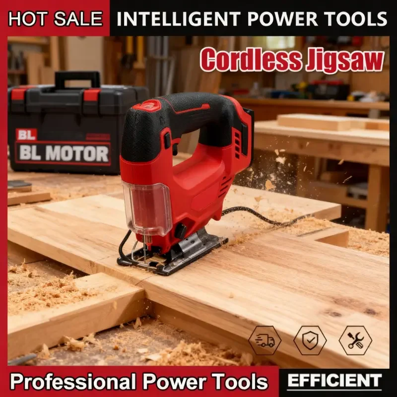 Portable Cordless Electric Jig Saw Portable Multi-Function Saw Wood Cutting Vertical Wood Power Tool For Milwaukee 18V Battery
Portable Cordless Electric Jig Saw Portable Multi-Function Saw Wood Cutting Vertical Wood Power Tool For Milwaukee 18V Battery