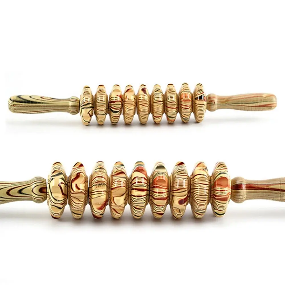 Smooth Wooden Massager Roller Handheld 9-Wheel Massager Stick Muscle Release Muscle Relax Abdominal Massager Men
Smooth Wooden Massager Roller Handheld 9-Wheel Massager Stick Muscle Release Muscle Relax Abdominal Massager Men