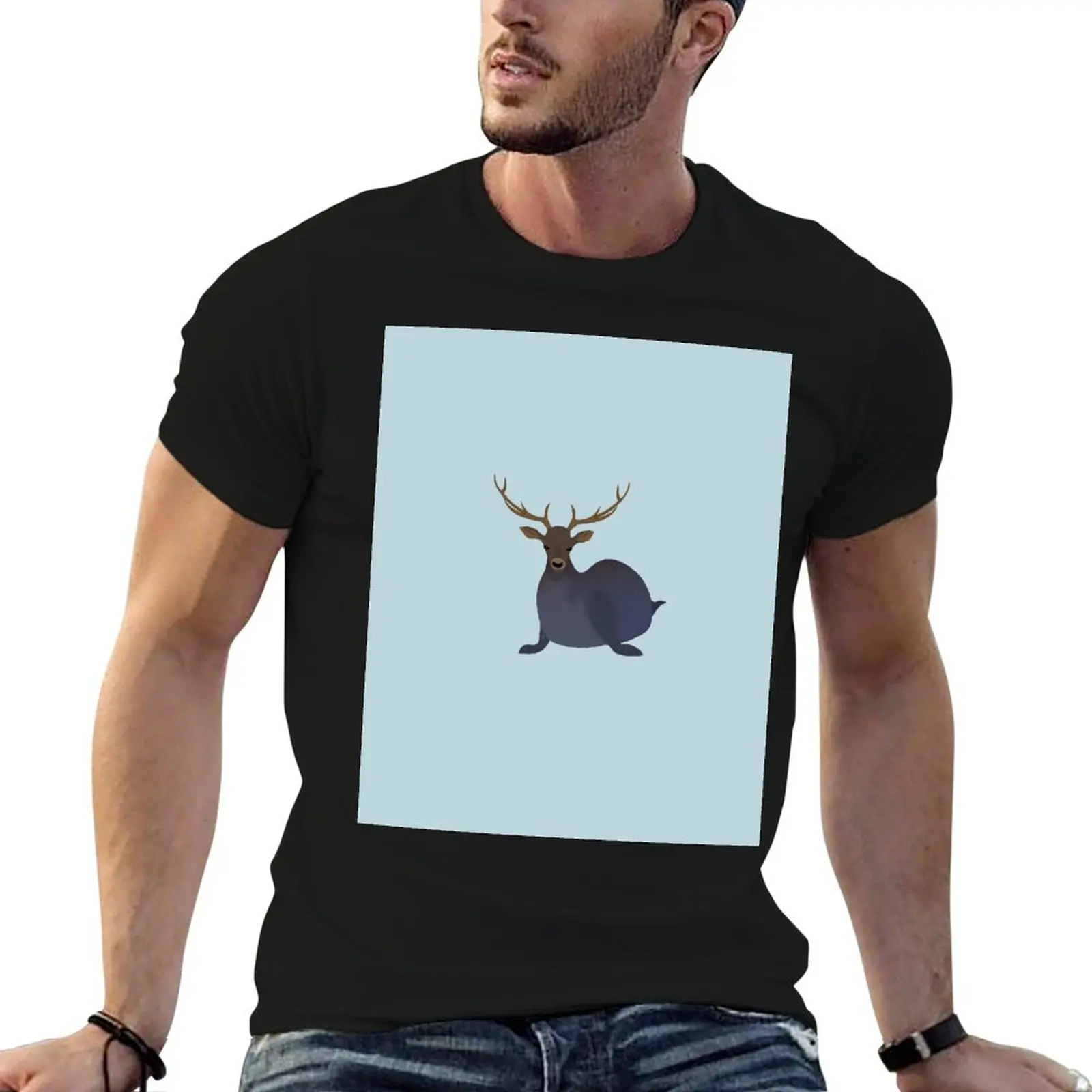 Selk (seal and elk) T-Shirt rapper graphic tees oversize t-shirts man t shirts for men cotton
Selk (seal and elk) T-Shirt rapper graphic tees oversize t-shirts man t shirts for men cotton