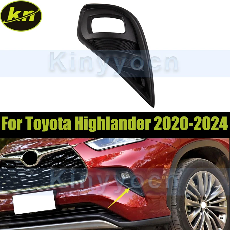 Black Front Fog Light Lamp Cover For Toyota Highlander 2020-2024 Fog Lamp Cover Bezel Replacement
Black Front Fog Light Lamp Cover For Toyota Highlander 2020-2024 Fog Lamp Cover Bezel Replacement